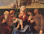 Lorenzo Lotto Madonna and Child with Saints oil painting reproduction